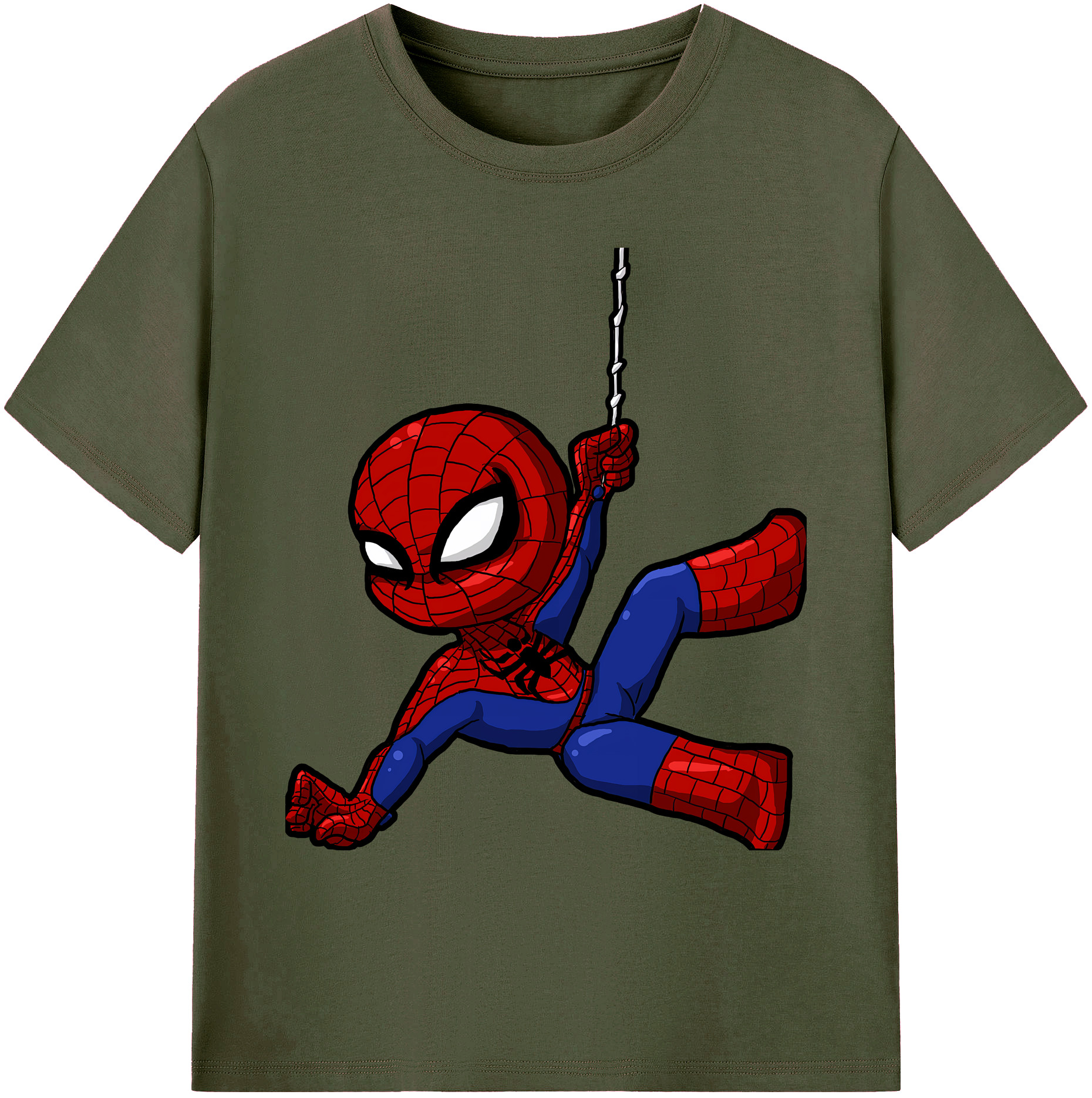 （画像用） Spider Man スパイダーマン 綿100％ メンズ半袖Tシャツ｜肌触りやわらか＆通気性